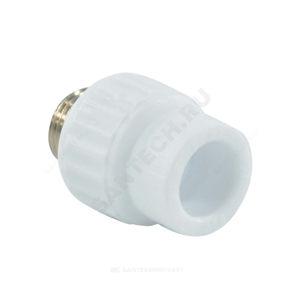Муфта PP-R комбинированная белая Дн 25х1/2" НР VALFEX 10130125