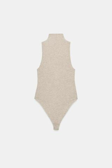 ZARA БОДИ SOFT, БЕЖЕВЫЙ МЕЛАНЖ
