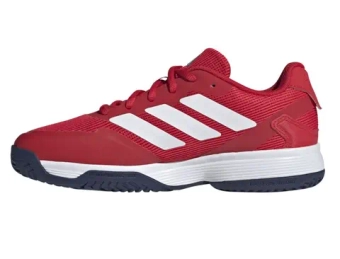 Детские Кроссовки теннисные  Adidas Ubersonic K - pure ruby/cloud white/dark blue