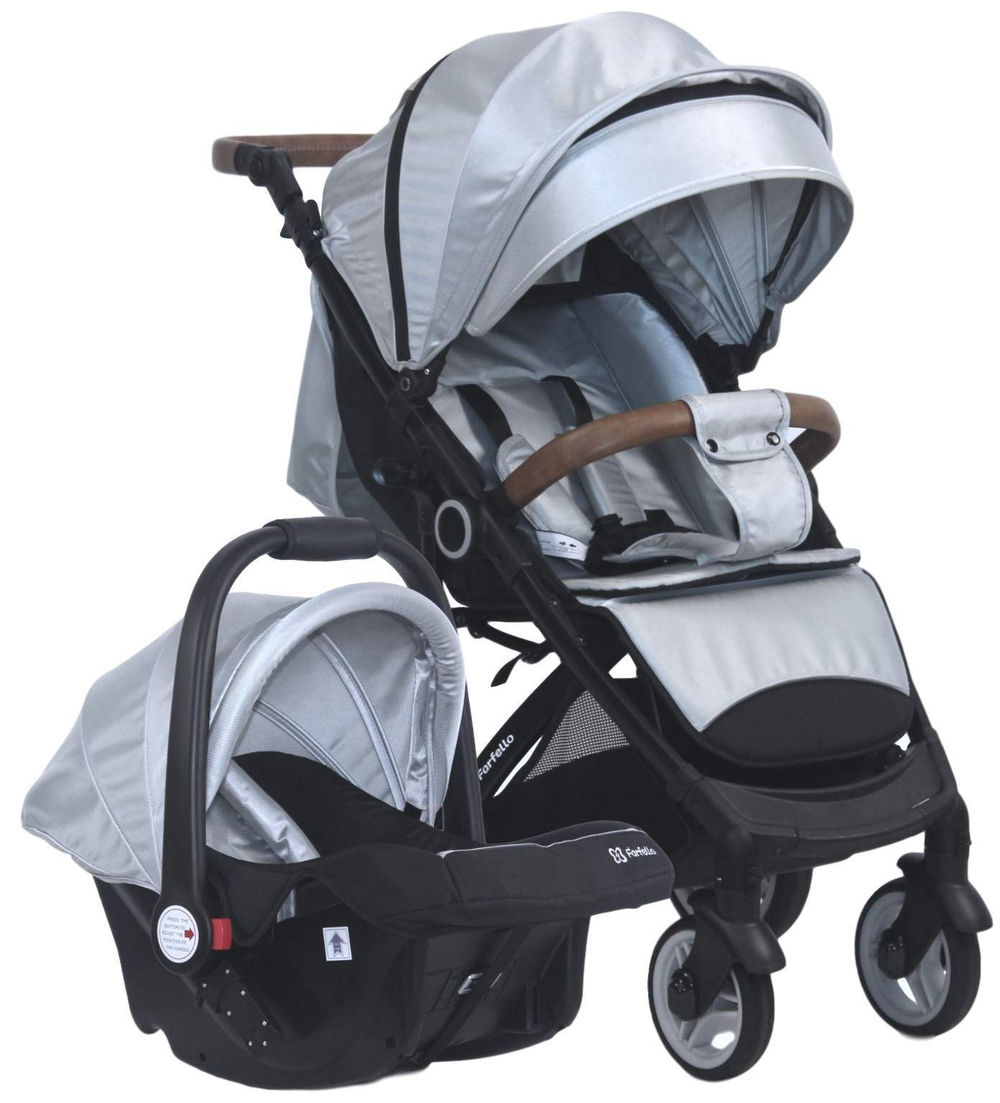Коляска детская прогулочная Bino Angel Comfort серебристый Артикул: BAC-9