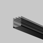 Рассеиватель для профиля Maytoni 35×35 (Чёрный, 3 м), ALM-35-B-DF-3M 642041