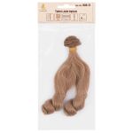 Трессы для кукол 15 см, 100 см, 23 г, 04 русый, HobbyBe HAR-12