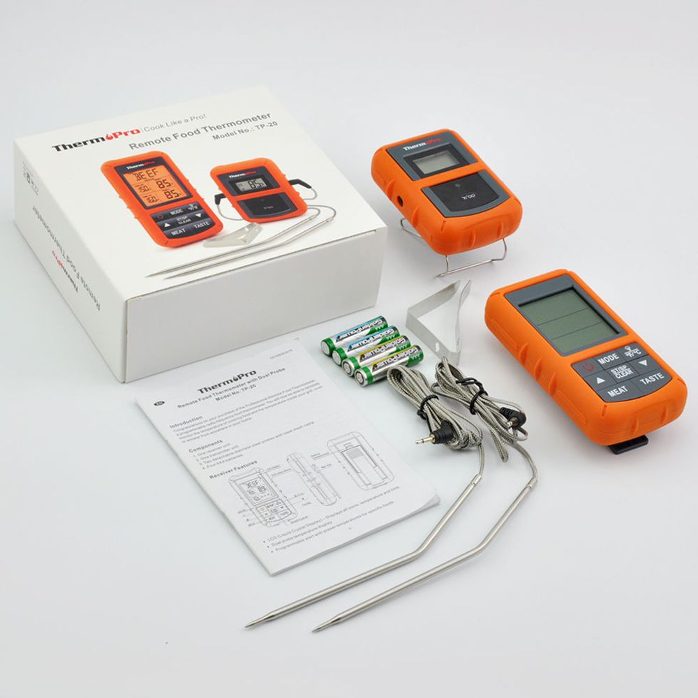 Беспроводной кулинарный термометр ThermoPro TP-20S (2 термозонда)