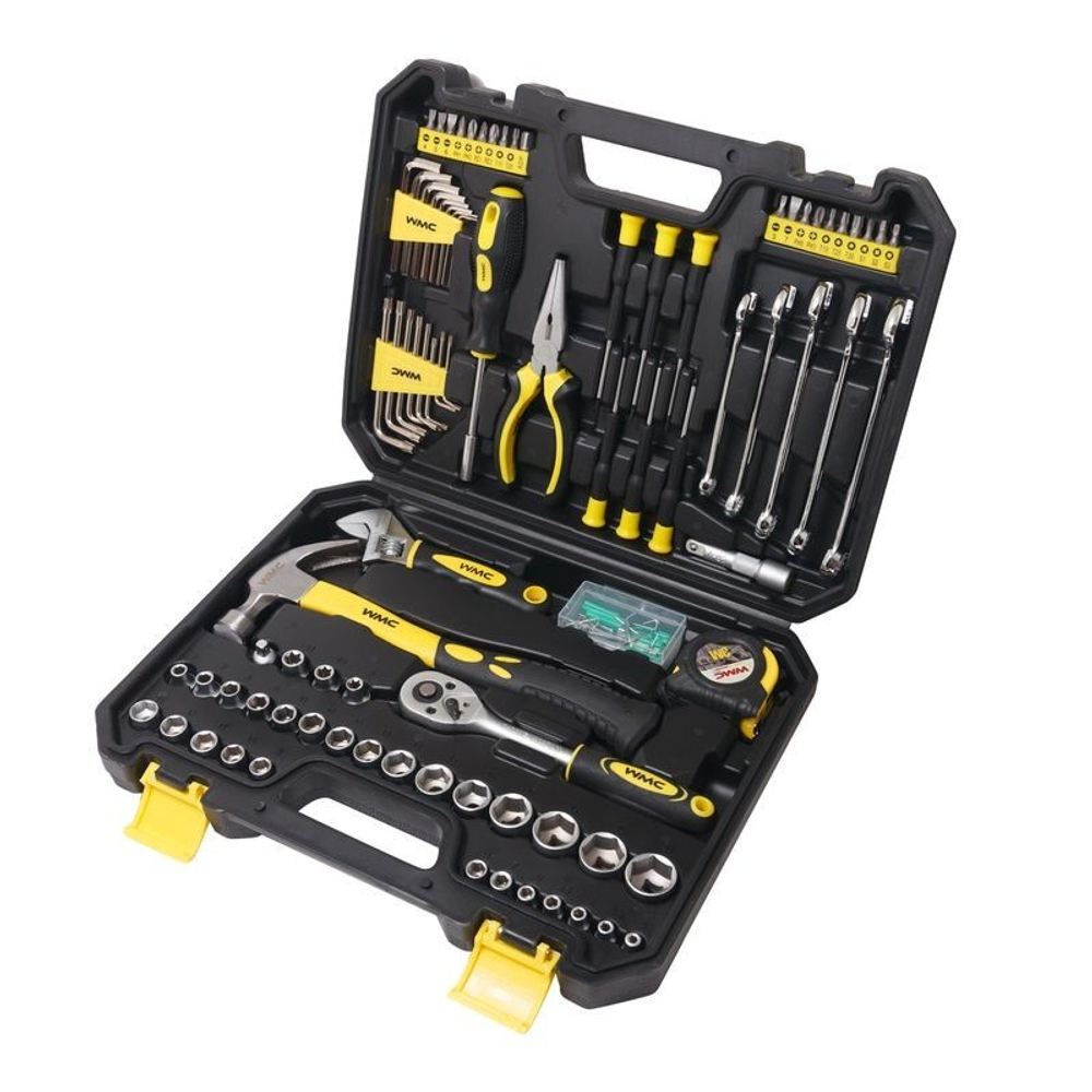 Набор инструментов 128 предметов 1/4'', 3/8'' WMC TOOLS 30128
