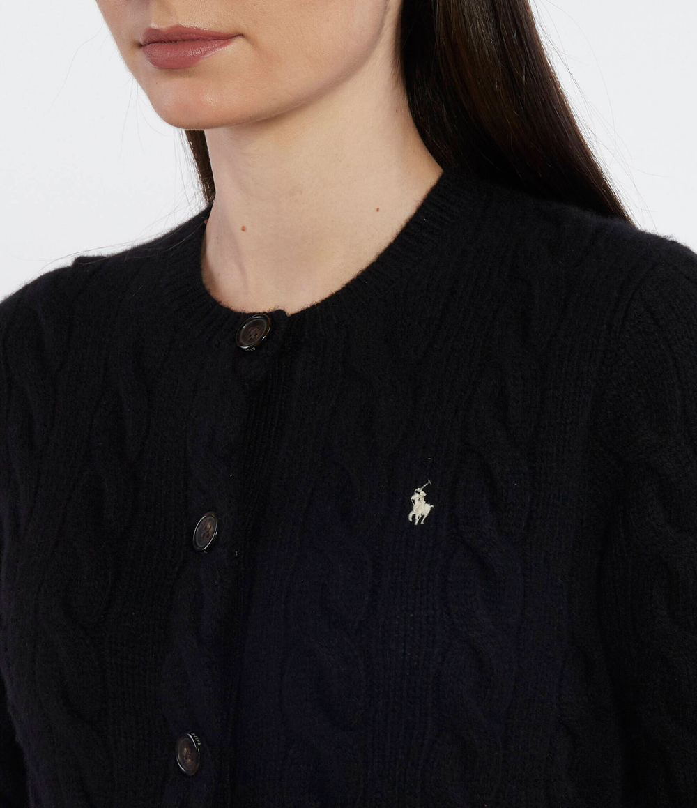 Хлопковый кардиган POLO RALPH LAUREN - черный(211910443)