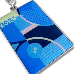 Брелок Australian Open Keyring Poster Court Print