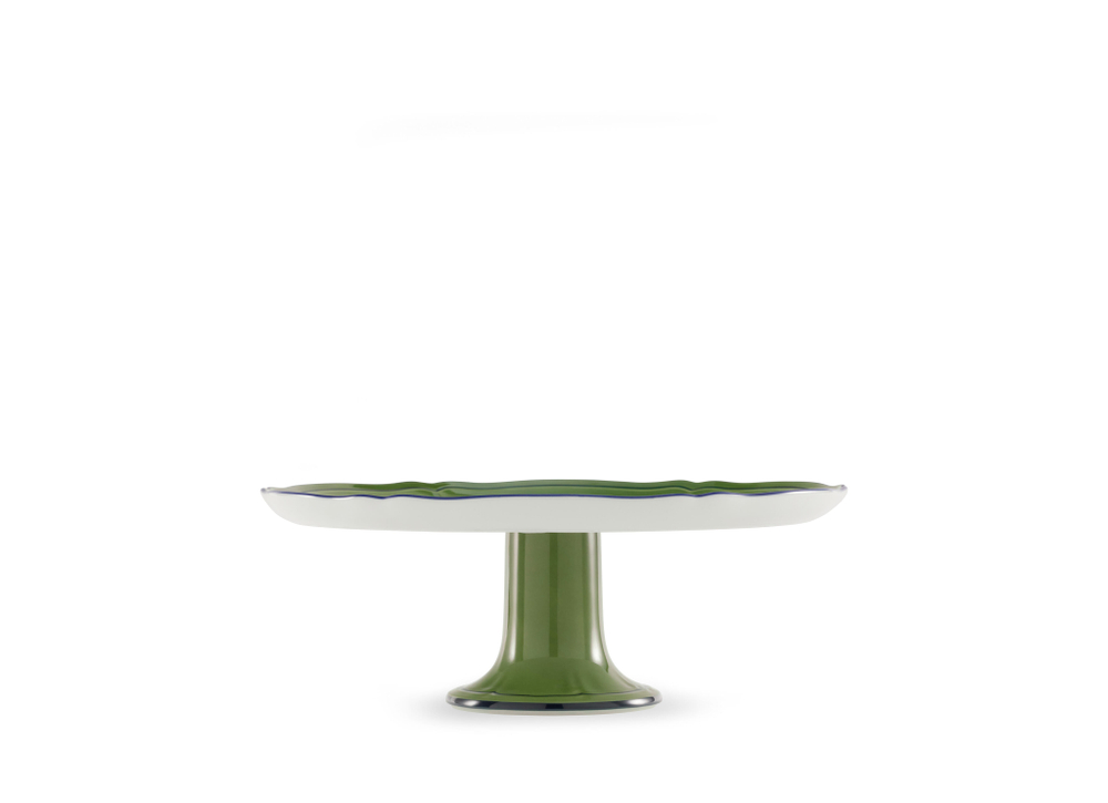 Тортница на ножке Richard Ginori Oriente Italiano Malachite (30.5 см)