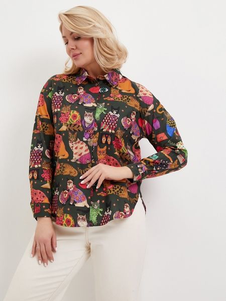 СТИЛЬНЫЕ КОТЫ, 100% хлопок Handmade Fabrics 3