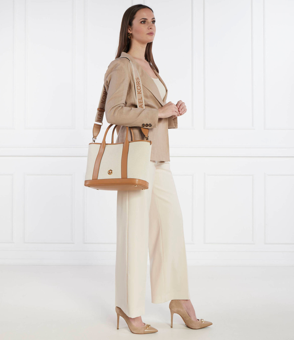 Сумка-трапеция MD SATCHEL Michael Kors - бежевый(30S4G99S8O)
