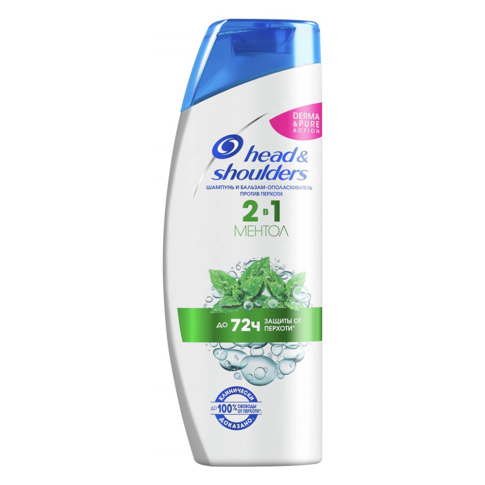 Шампунь Head&Shoulders 2в1 Ментол 400 мл