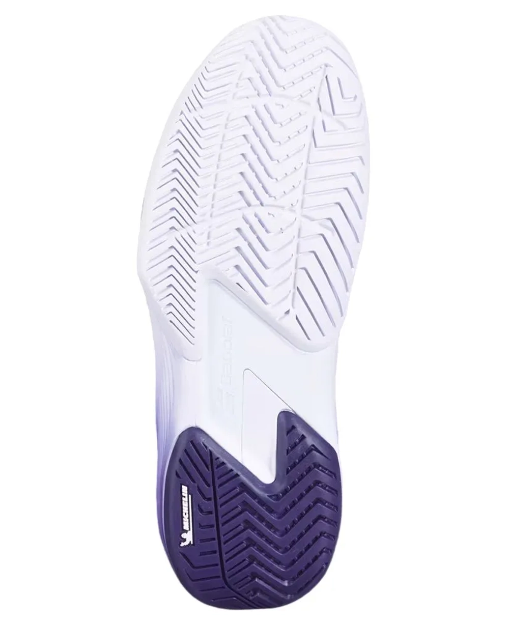 Женские Кроссовки теннисные Babolat SFX 4 All Court - white/dark purple