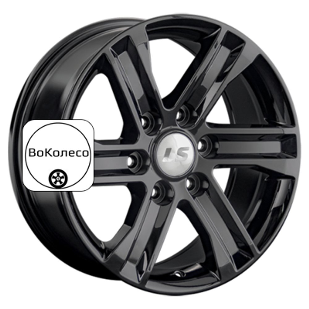 8x17/6x139,7 ET36 D100,1 1359 BK (конус, Колпак+лого) LS