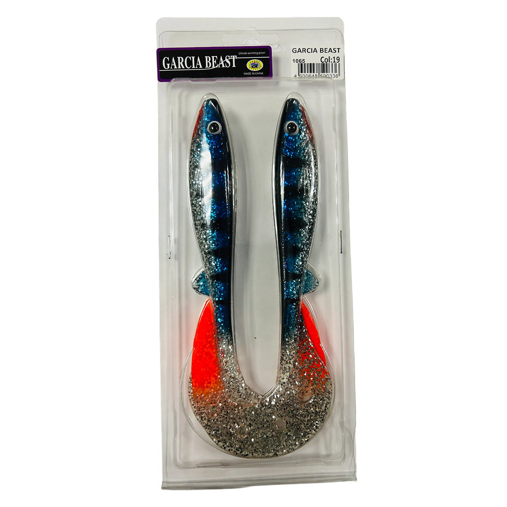 Силиконовая приманка GARCIA BEAST 19см COL19 №65