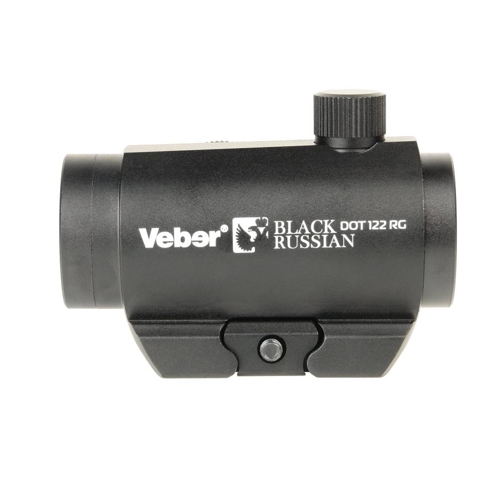 Прицел коллиматорный Veber Black Russian DOT 122 RG (закрытый, 4 МОА, объектив 22мм, метка точка красная/зеленая, вивер)