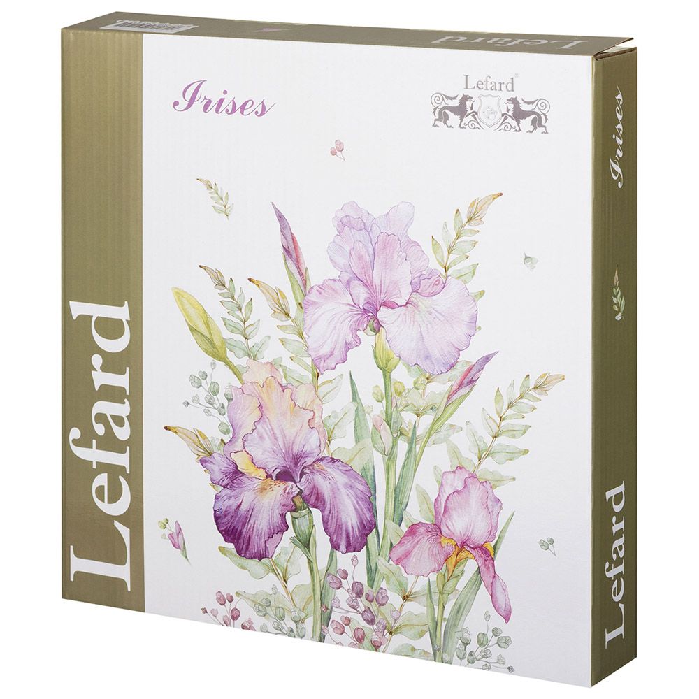 ТАРЕЛКА ЗАКУСОЧНАЯ LEFARD "IRISES" 20,5*2 СМ (КОР=12ШТ./МАЛ.УП.=4ШТ.)