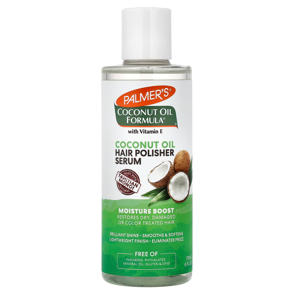 Palmer's, Coconut Oil Formula®, увлажняющая сыворотка, восстанавливающая сыворотка для волос, 178 мл (6 жидк. унций)
