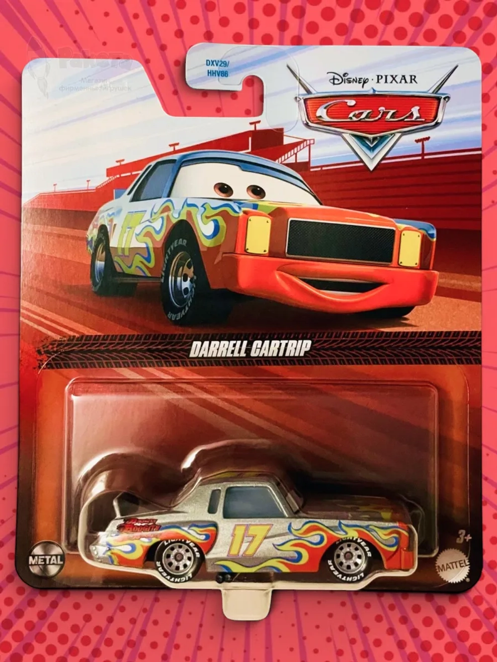Машинка Disney Pixar Cars Тачки Darrell Cartrip DXV29 GCC02