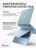 Чехол накладка Gurdini Ultra Slim Case для Macbook Air 13.6" M2 2022 (A2681) Transparent Sand Sky Blue