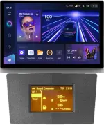 Магнитола для Opel Astra H (перенос БК вниз, серая) - Teyes CC3-2K монитор 13", QLED+2K, Android 10, Быстрая, 4G SIM-слот, CarPlay