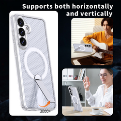 Прозрачный чехол Mesh Pro Magnetic Case для Samsung Galaxy S26+