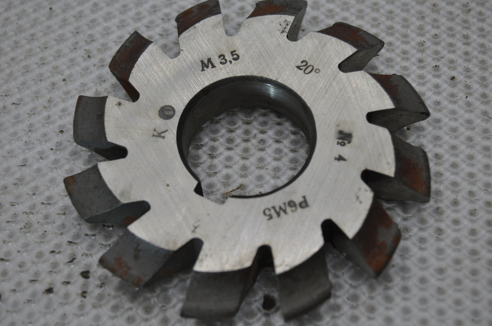 Фреза модульная М3,5 №4 (Р6М5) z=12