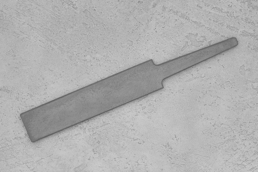 Заготовка для ножа, сталь VG-10 4,2мм. Модель "Лопатка-II" с клинком до 140мм, ТО 62-63HRC