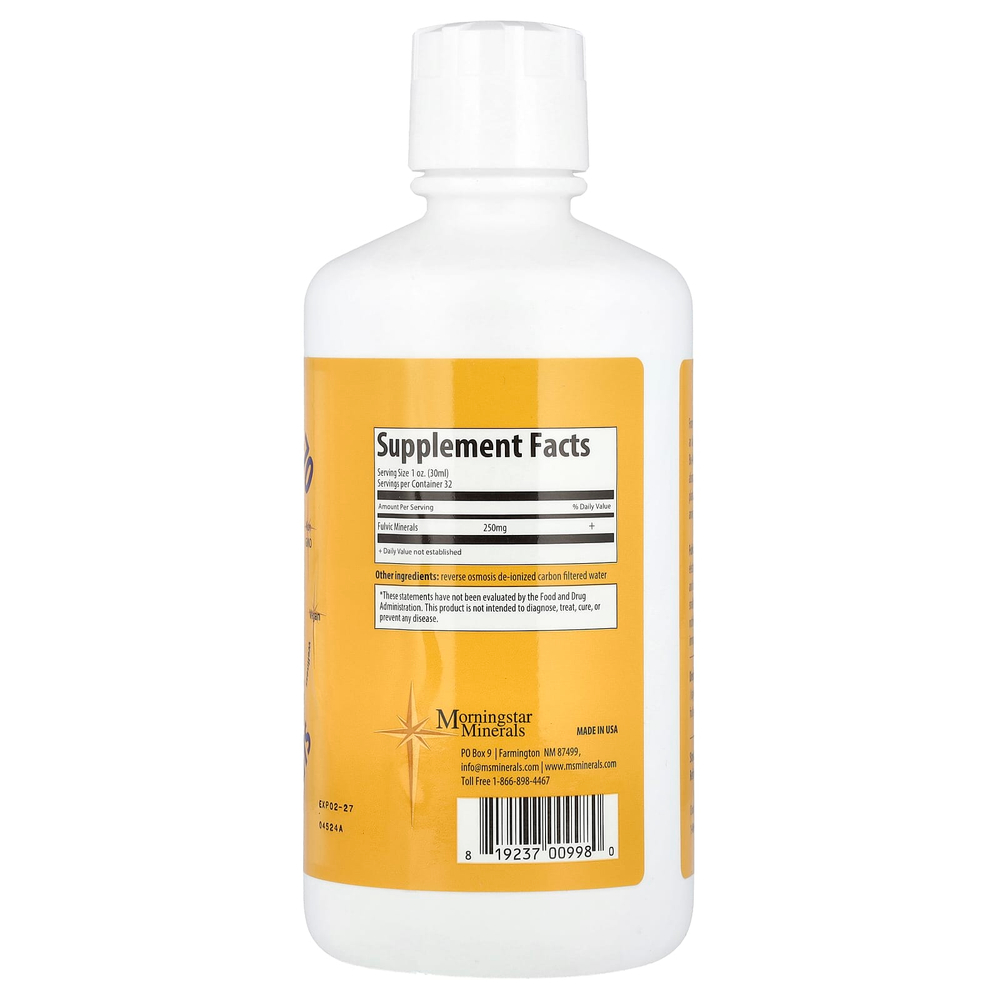 Morningstar Minerals, Energy Boost 70, фульвовые минералы, 946 мл (32 унции)