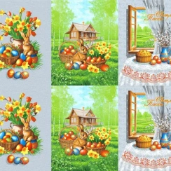 Рогожка интерьерная "Околица" | ш.150 см | 165 г/м² | хлопок-100%