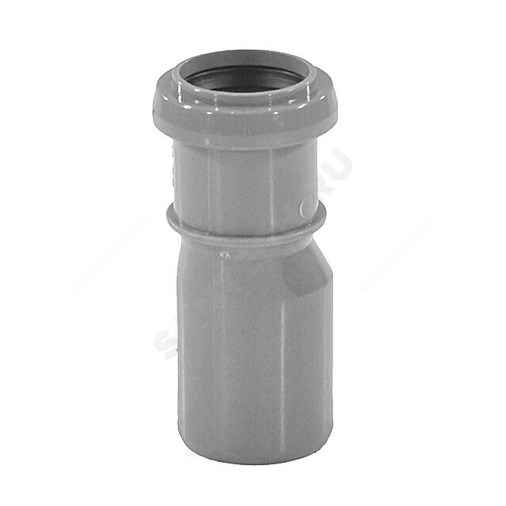 Переход PP-H эксцентрический серый BASE Дн 110х50 б/нап в/к VALFEX 25110050