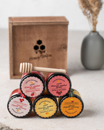 Подарочный набор с крем-мёдом HoneyForYou "ASSORTI WOOD BOX"
