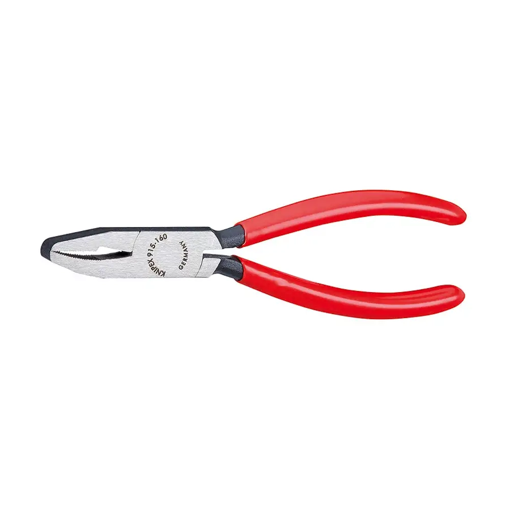 Плоскогубцы для отламывания стеклянных полосок черненые 160 мм Knipex 91 51 160