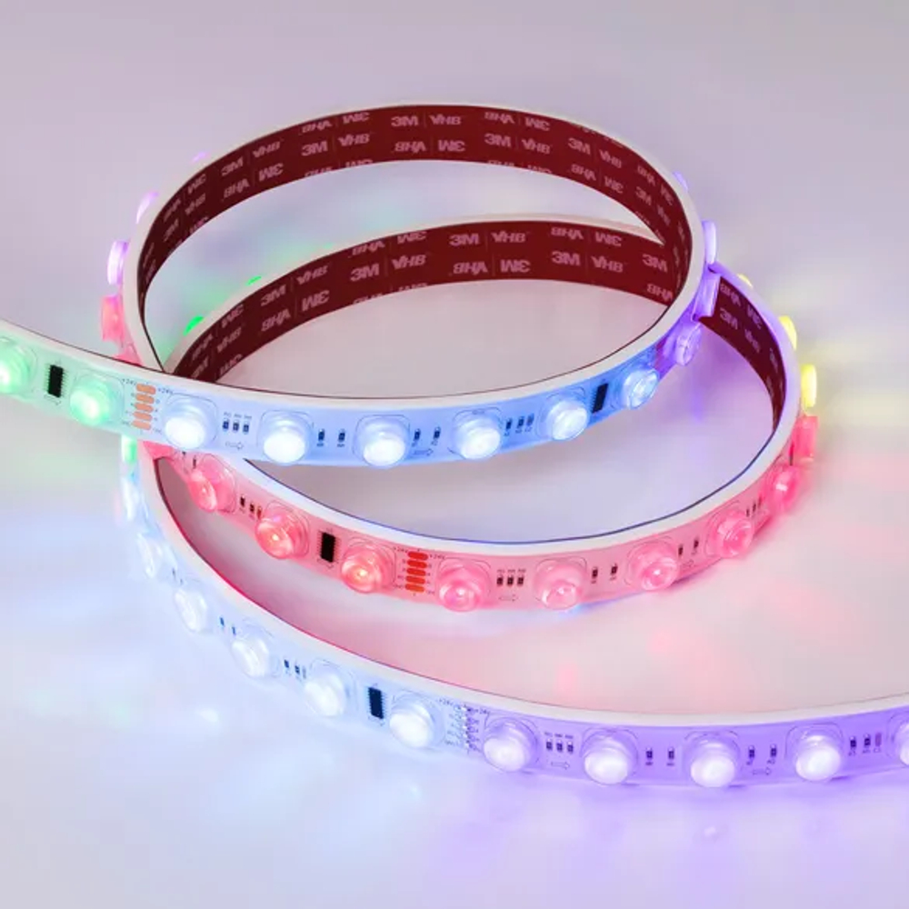 Светодиодная лента герметичная DMX-FLT-PS-S36-23mm 24V RGB-PX6 (20 W/m, IP67, 30deg, 5m) (Arlight, -) 038297