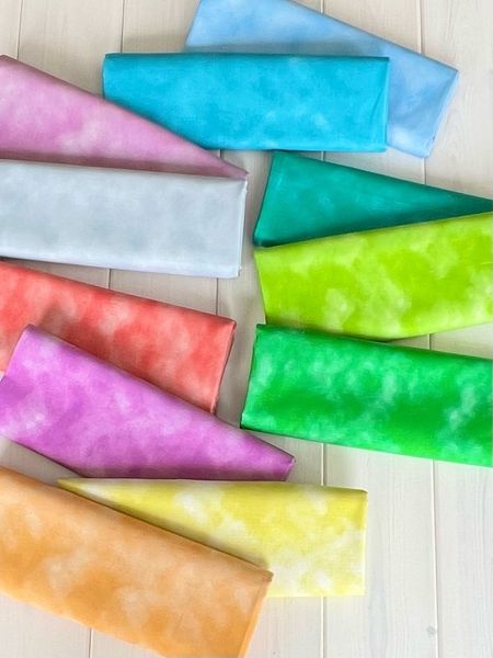 отрез 50 см, МУАР КОРАЛЛОВЫЙ, 100% хлопок 5