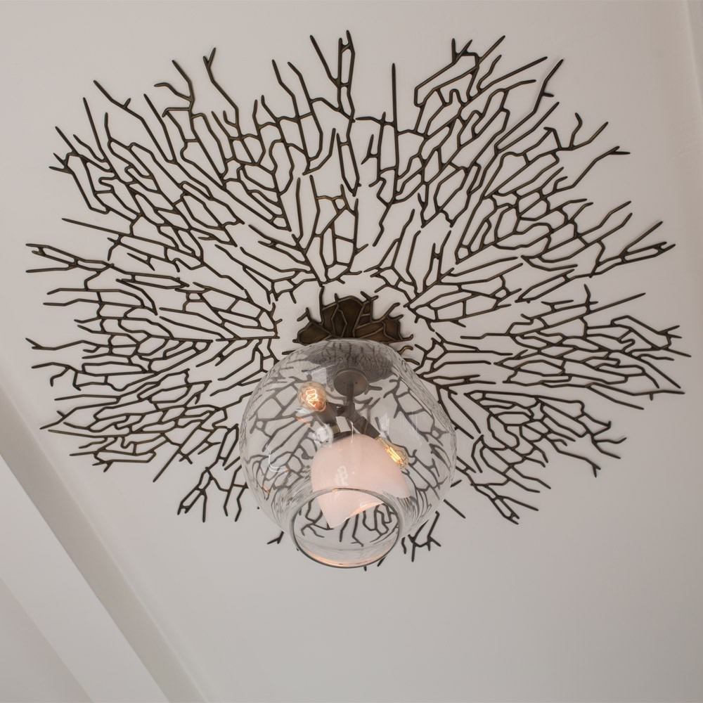 бра  Marina Ceiling Medallion by Lindsey Adelman