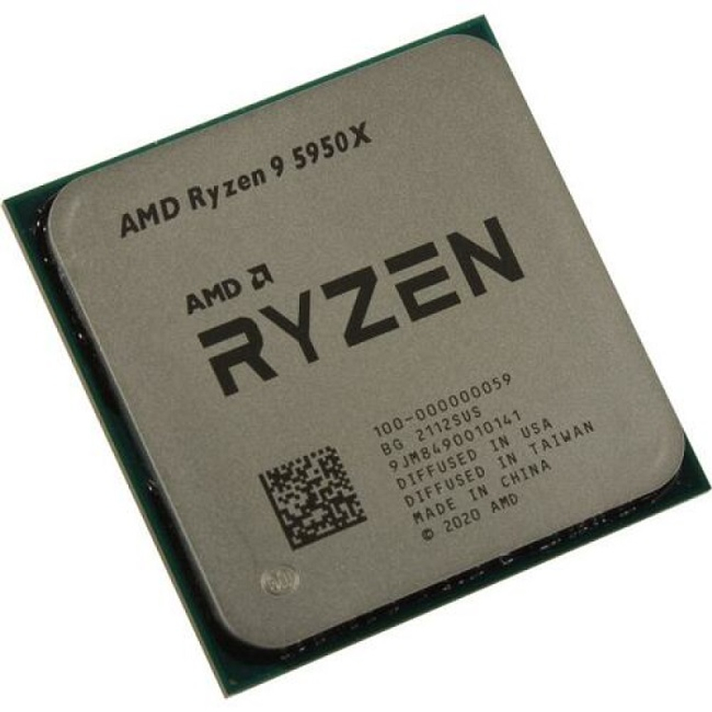 Процессор AMD Ryzen 9 5950X, AM4, 3.4-4.9 ГГц, 16C/32T, L3 64Mb, 105W, OEM (100-000000059)