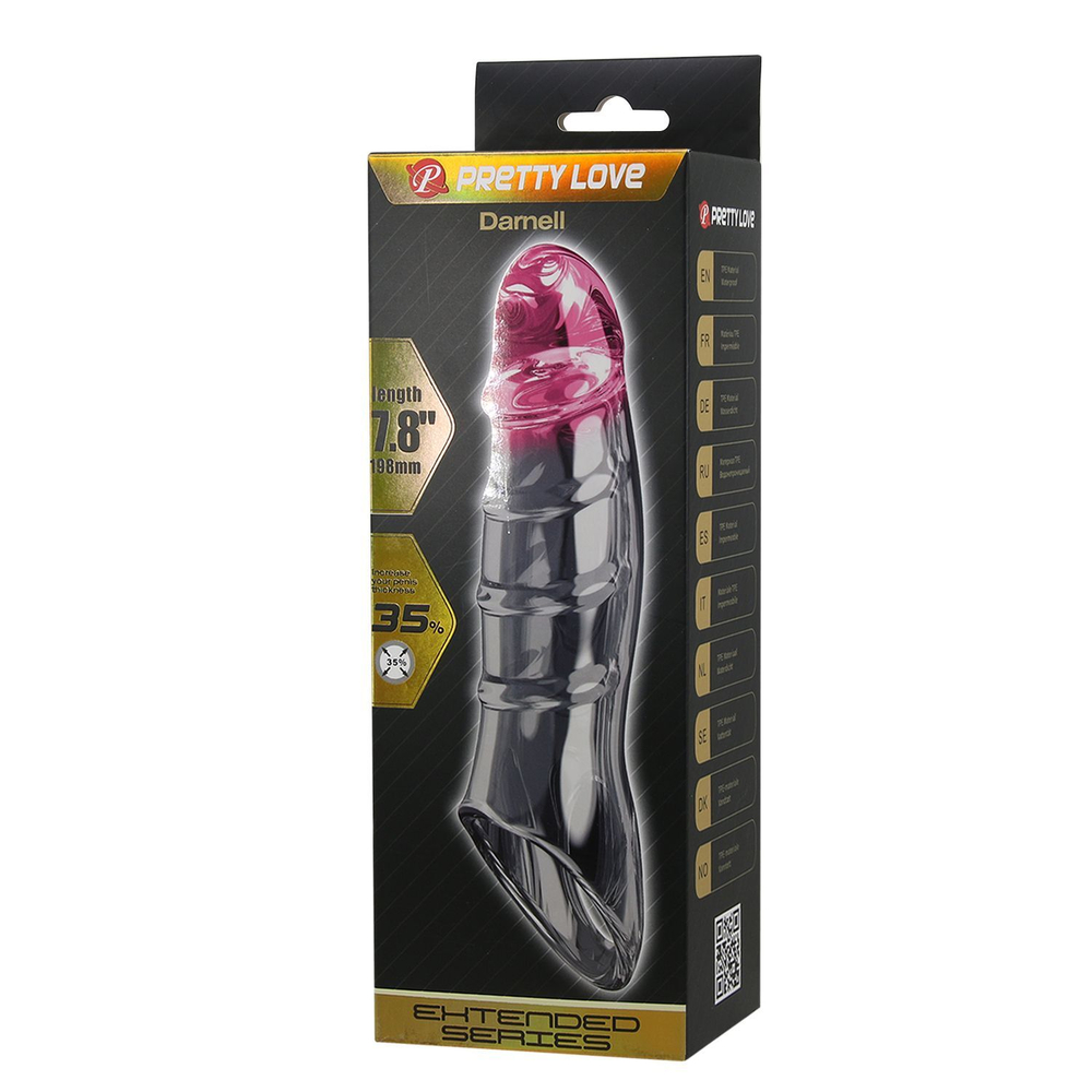 Реалистичная насадка на пенис BI-026278NM
