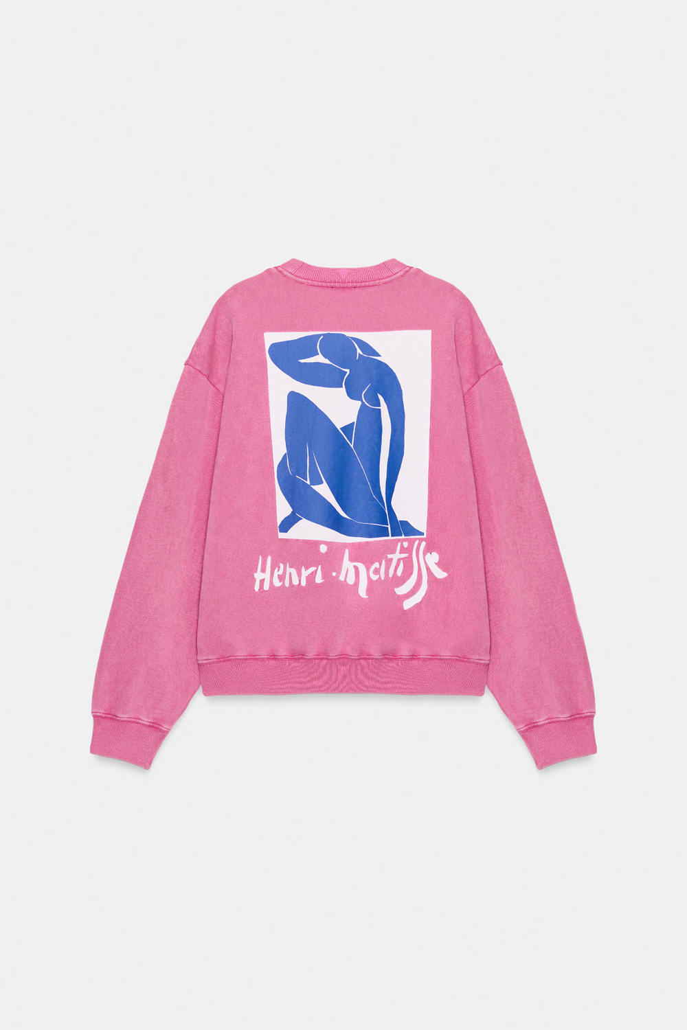ТОЛСТОВКА HENRI MATISSE С ЭФФЕКТОМ ПОТЕРТОСТИ — ZARA