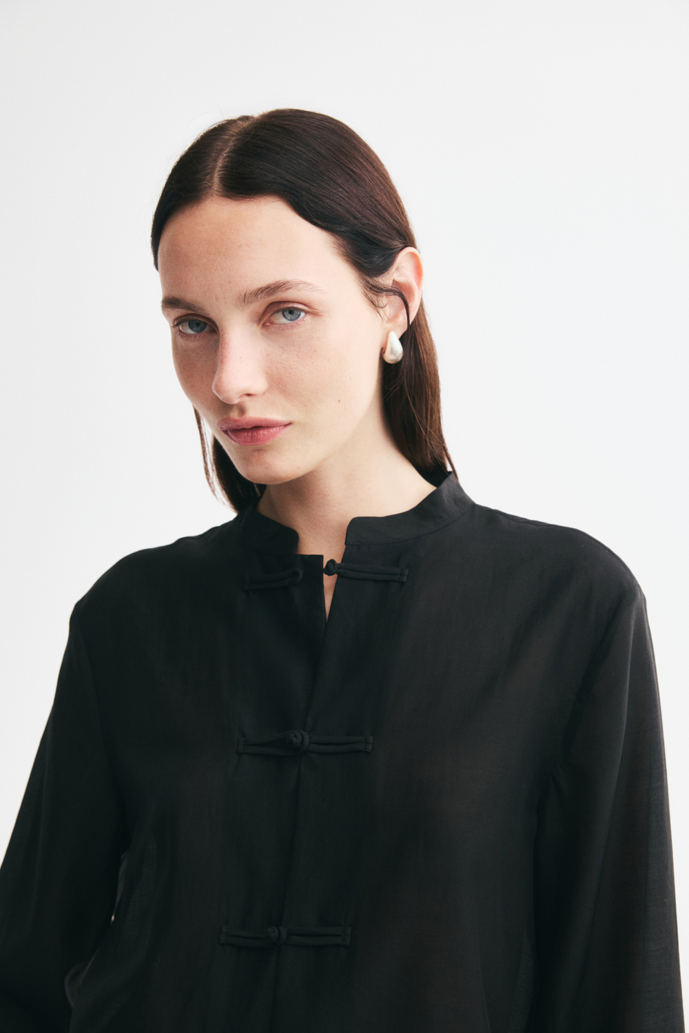 Рубашка с пуговицами-узелками - H&M