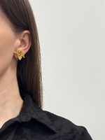 Клипсы с сердечками Yves Saint Laurent