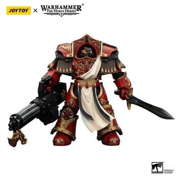 Фигурка JOYTOY Blood Angels Crimson Paladins Squad Crimson Paladin with Iliastus Assault Cannon