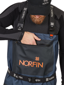 Полукомбинезон забродный Norfin PILOT BOOTFOOT р.41-S с сапогами резина