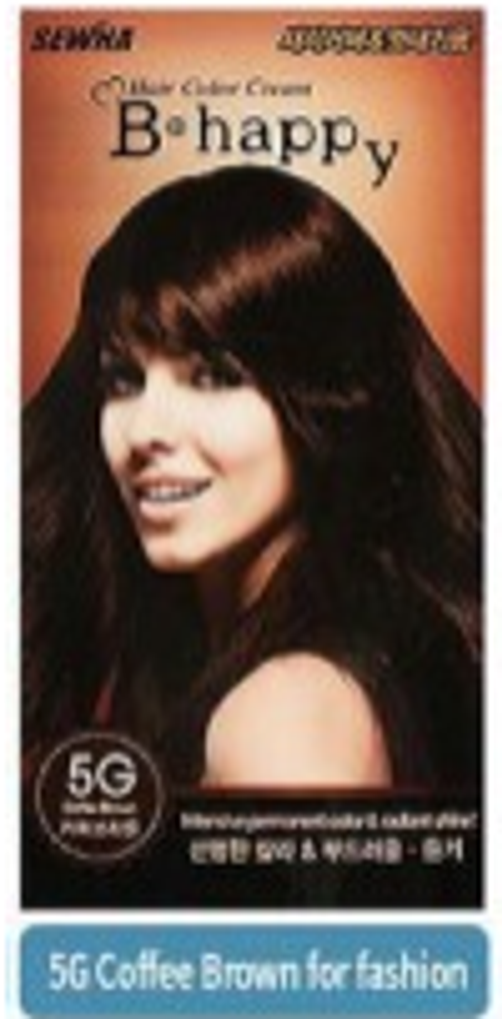 B-HAPPY Стойкая крем-краска для волос Hair Color Cream Richenna 40 ml + 80 ml