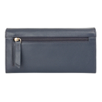 Женский кожаный большой кошелёк 20х11х2,5 см CROSS Monaco Navy AC898288_1-5