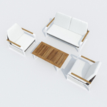 Лаунж зона Ideal Patio АРТИ белая