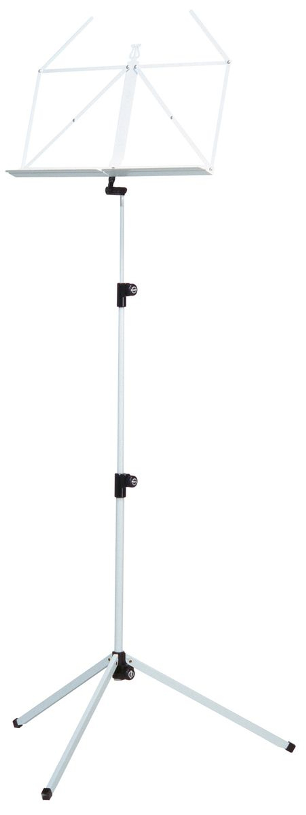 K&M 10010-000-57 пюпитр складной, 625-1240 мм, белый