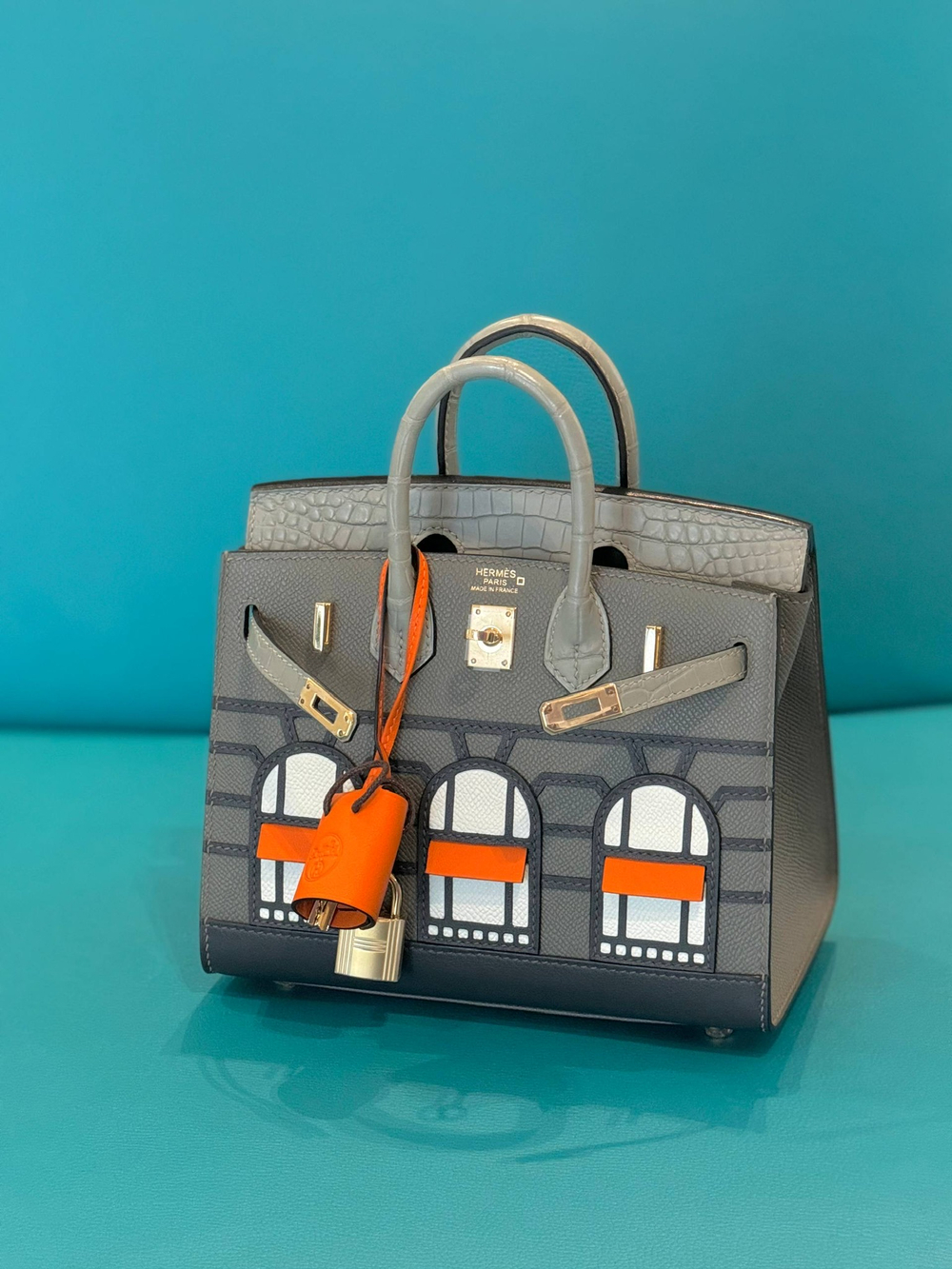 Сумка Hermes из кожи крокодила