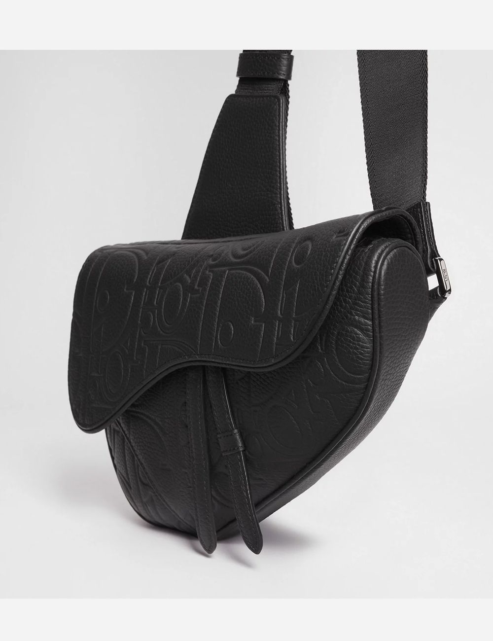 Сумка Dior Saddle Bag Leather "Black Dior Gravity"