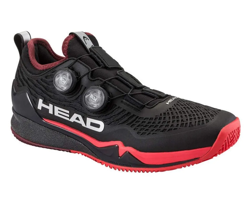 Теннисные кроссовки Head Endure Pro Boa Clay - black/red