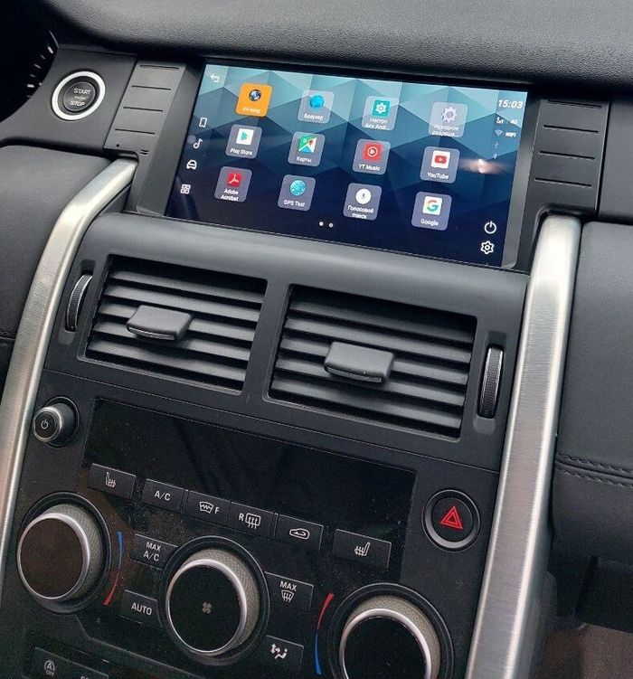 Магнитола для Land Rover Discovery Sport 2015-2019 (без CD - harman) - RDL-1662-19 монитор 9" на Android 12, Быстрая, CarPlay, 4G SIM-слот