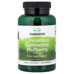 Swanson Vitamins, Комплекс с корицей и шелковицей, 120 капсул